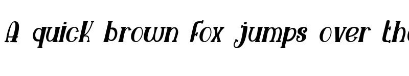 Preview of The Witchers italic Regular