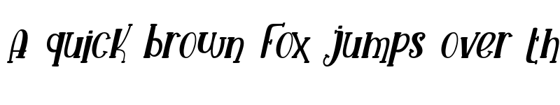 Preview of The Witchers long italic Regular