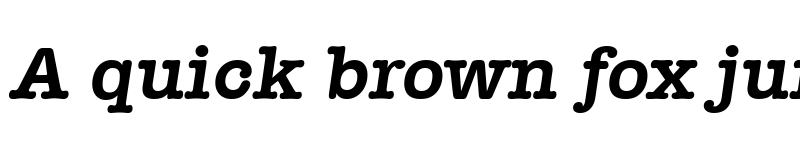 Preview of ThorBecker Bold Italic