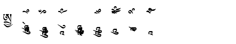 Preview of TibetanMachineWeb7 Regular