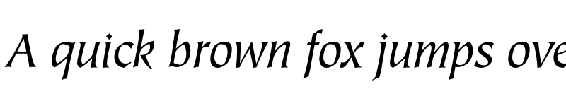 Preview of TiepoloEF Book Italic