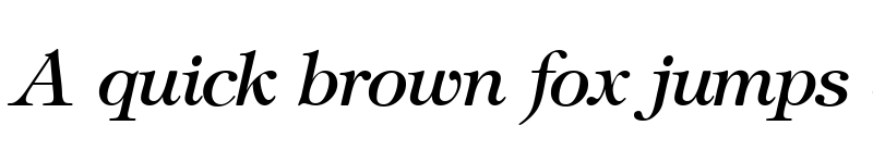 Preview of TiffanyTwo RegularItalic