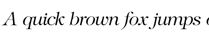 Preview of TiffanyTwoLight RegularItalic