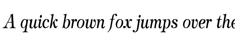 Preview of TimbrelCondensed Italic