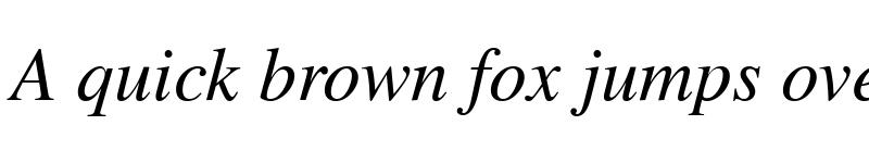 Preview of Times LT Italic