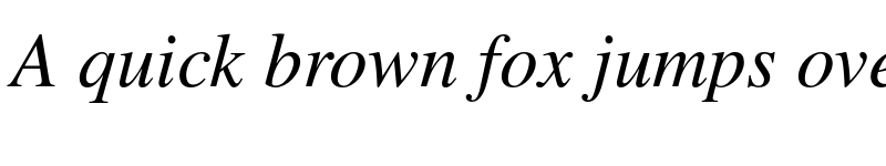 Preview of Times LT Std Italic