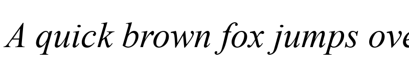 Preview of Times New Roman CE Italic