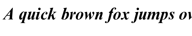 Preview of Times New Roman MT Std Bold Italic