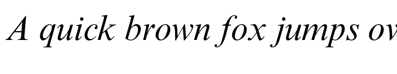 Preview of Times New Roman MT Std Italic