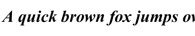 Preview of Times New Roman PS Bold Italic