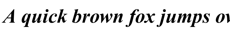 Preview of Times New Roman PS Std Bold Italic