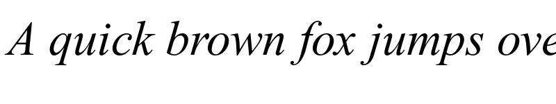 Preview of Times New Roman PS Std Italic