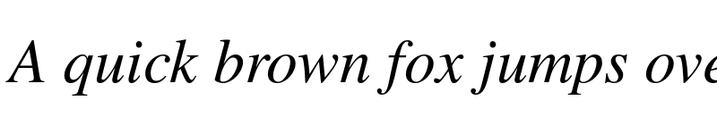 Preview of Times Old Style Figures Italic