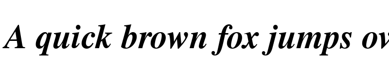 Preview of Times S Bold Italic