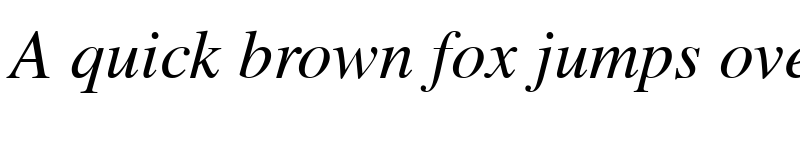 Preview of TimesOldStyleFigures RomanItalic