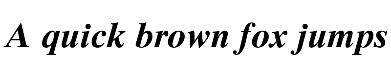 Preview of TimesTen RomanOsF Bold Italic