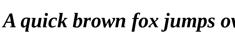 Preview of Tinos Bold Italic