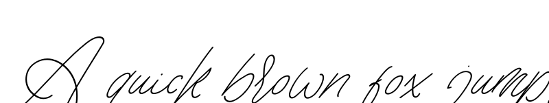 Preview of Tisushine Monoline Italic