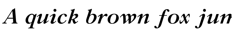 Preview of Title Bold Italic