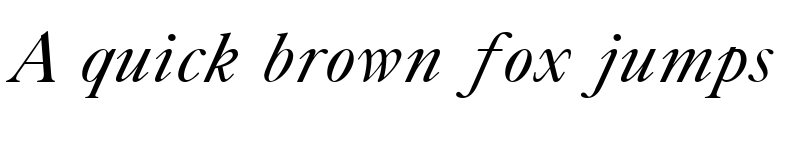 Preview of Title Italic