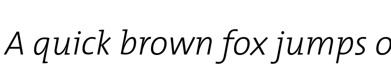 Preview of TMixLight Italic