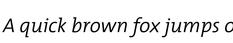 Preview of TMixSemiLight Italic