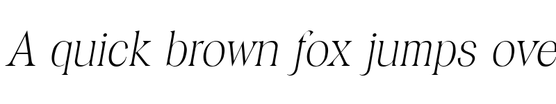 Preview of ToledoLH Italic