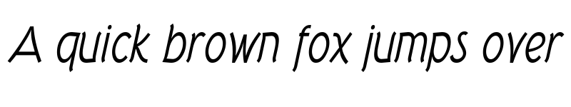 Preview of Tork Italic