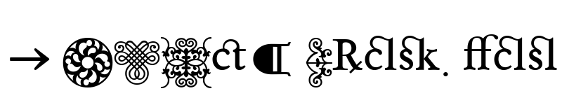 Preview of Tribute RomanLigatures