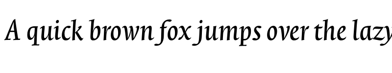 Preview of TriniteNo1 Tab Medium Italic