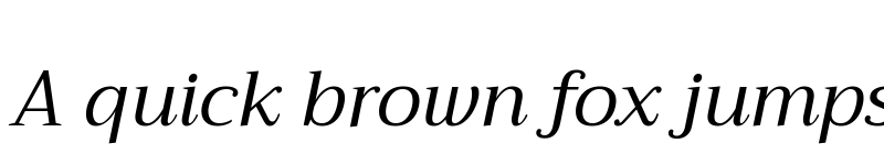 Preview of Trirong Italic