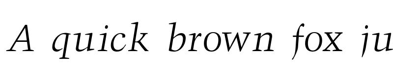 Preview of Triumph Italic