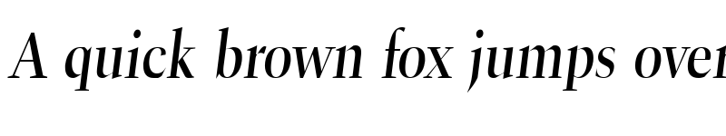 Preview of TrumpetLite Italic