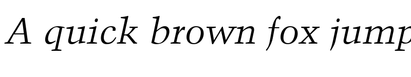 Preview of TrumpMediaeval RomanItalic