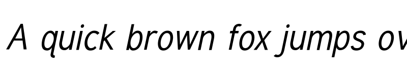 Preview of Tuffy Italic