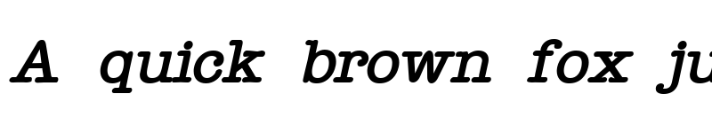 Preview of Typist Bold Italic