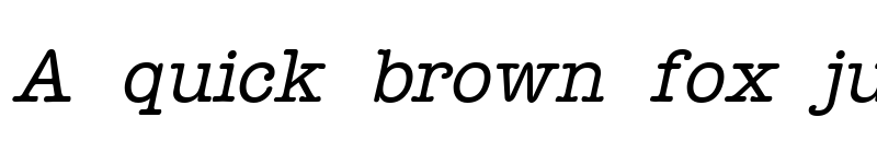 Preview of Typist Italic