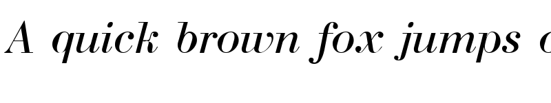 Preview of UkrainianBodoni Italic