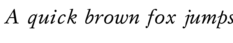 Preview of UkrainianMysl Italic