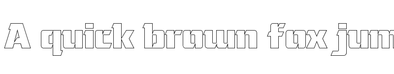 Preview of Ultra Serif Outline SF Regular