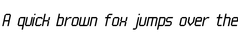 Preview of UNDA AngleFine Italic