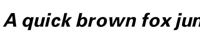 Preview of Uniform Bold Italic