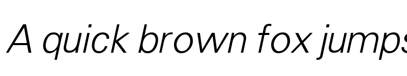 Preview of Uniform Light Italic