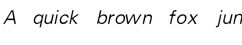 Preview of Univers Light Light-Italic