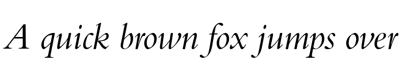 Preview of URWBeruiniT Italic