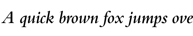 Preview of URWBeruiniTMed Italic