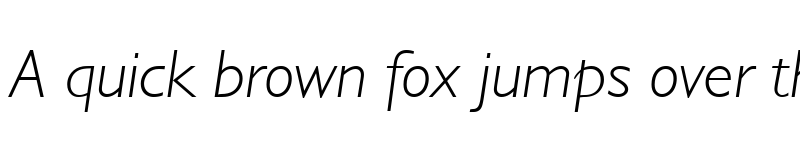 Preview of URWGalaxieNo2TLig Italic