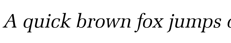 Preview of URWLatinoT Italic