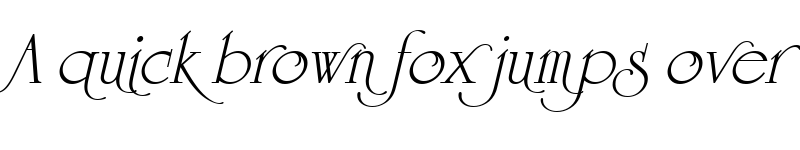 Preview of URWUndarumSwaT Italic