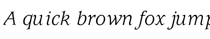 Preview of Usherwood Italic